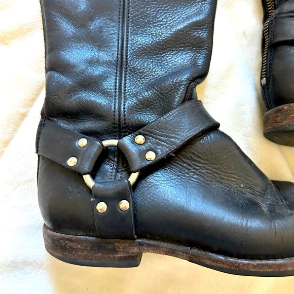 Frye Tall Leather Boots - Picture 2 of 6